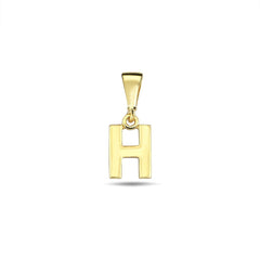 Jai's 14K Yellow Gold Initial H Pendant