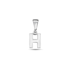 Jai's 14K White Gold Initial H Pendant