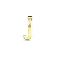 Jai's 14K Yellow Gold Initial J Pendant