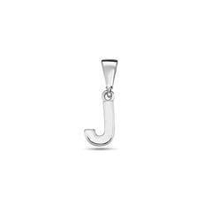 Jai's 14K White Gold Initial J Pendant