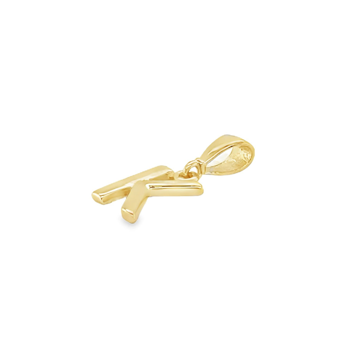Jai's 14K Yellow Gold Initial K Pendant