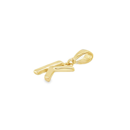 Jai's 14K Yellow Gold Initial K Pendant