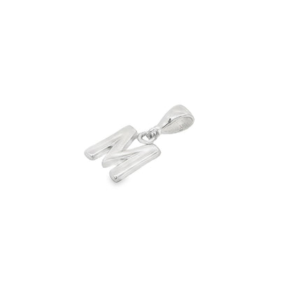 Jai's 14K White Gold Initial M Pendant