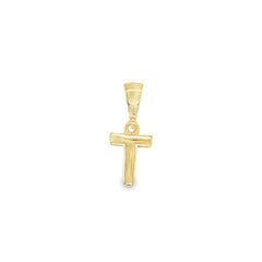 Jai's 14K Yellow Gold Initial T Pendant