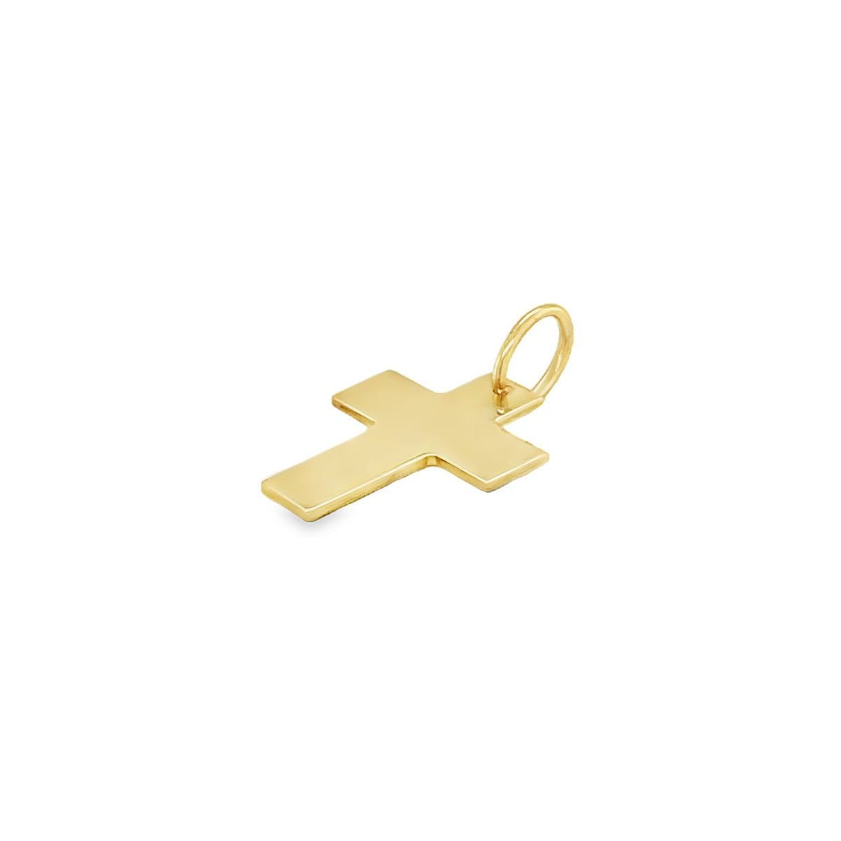 Jai's 14K Yellow Gold Small Cross Pendant
