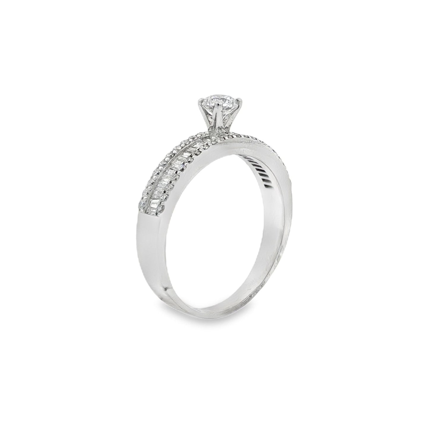 Jai's 14K White Gold Diamond Engagement Ring