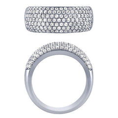 Morris & David's 14K White Gold Diamond Pave Ring