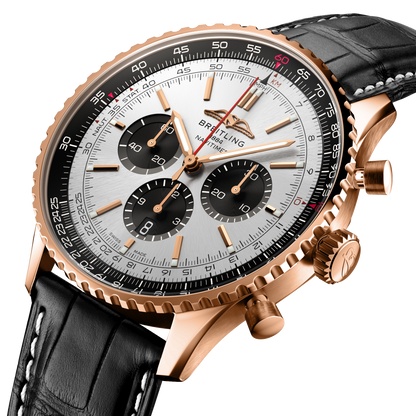 Breitling's Navitimer B01 Chronograph 46 with Silver-white Dial