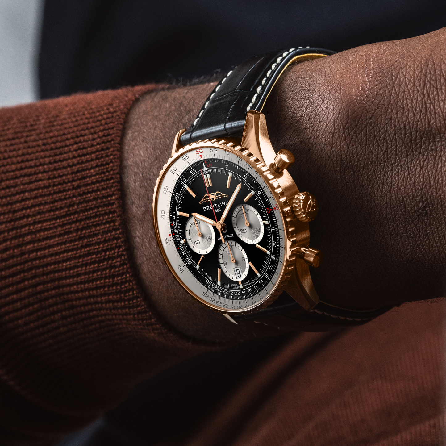 Breitling's Navitimer B01 Chronograph 43 with Black Dial