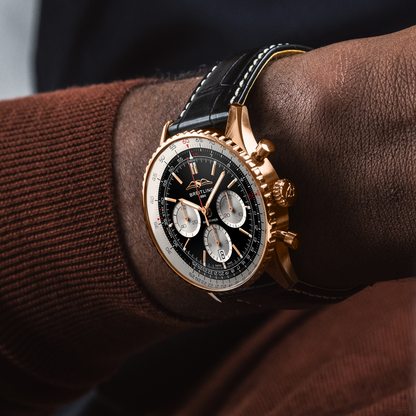 Breitling's Navitimer B01 Chronograph 43 with Black Dial