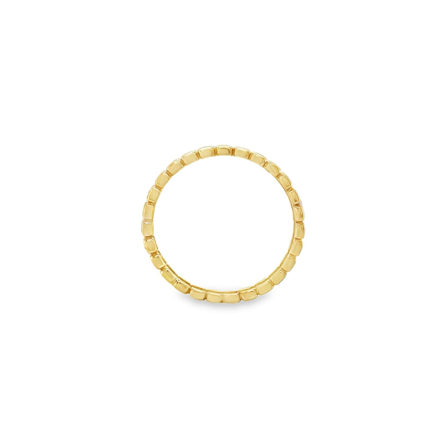 Jai's 14K Yellow Gold Thin Ridged Ring
