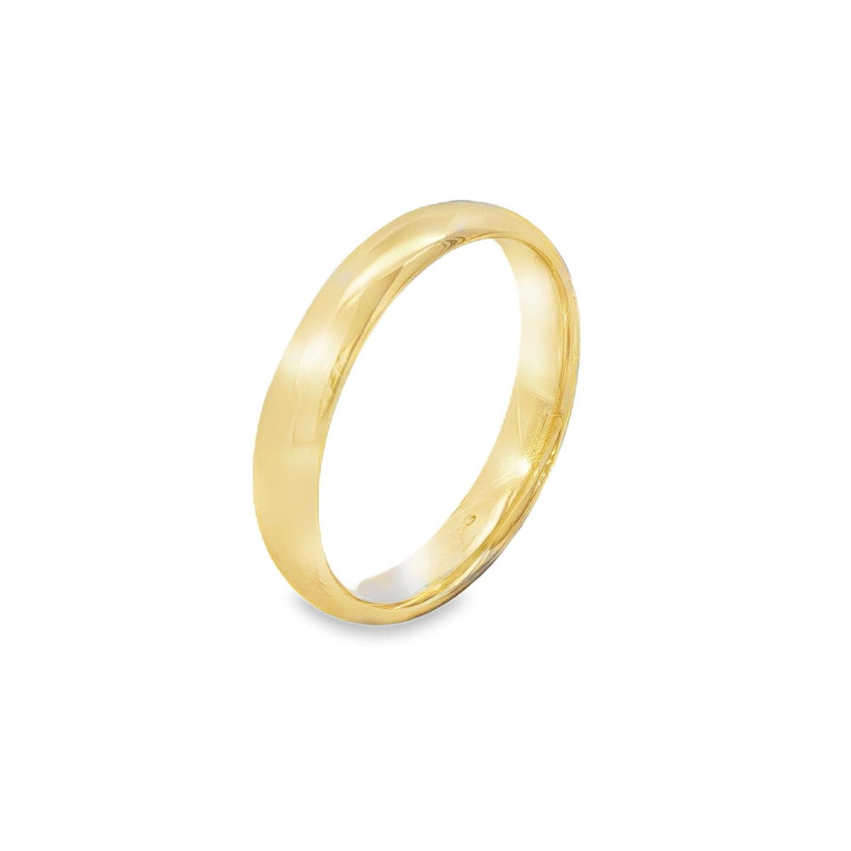 Jai's 14K Yellow Gold Thin Polished Band