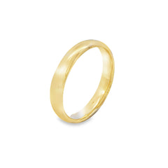 Jai's 14K Yellow Gold Thin Polished Band
