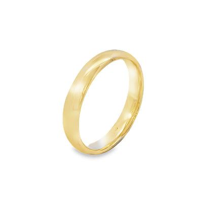 Jai's 14K Yellow Gold Thin Polished Band