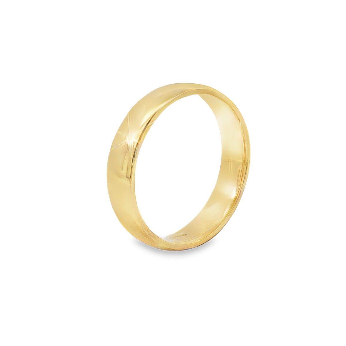 Jai's 14K Yellow Gold Thick Polished Band