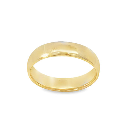 Jai's 14K Yellow Gold Thick Polished Band