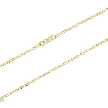Jai's 14K Yellow Gold Fine Rolo Chain - 18"