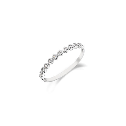 Jai's 14K White Gold Petite Diamond Ring