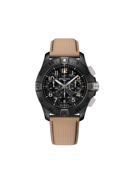 Breitling's Avenger B01 Chronograph 42 Night Mission with Black Dial