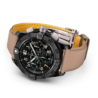 Breitling's Avenger B01 Chronograph 42 Night Mission with Black Dial