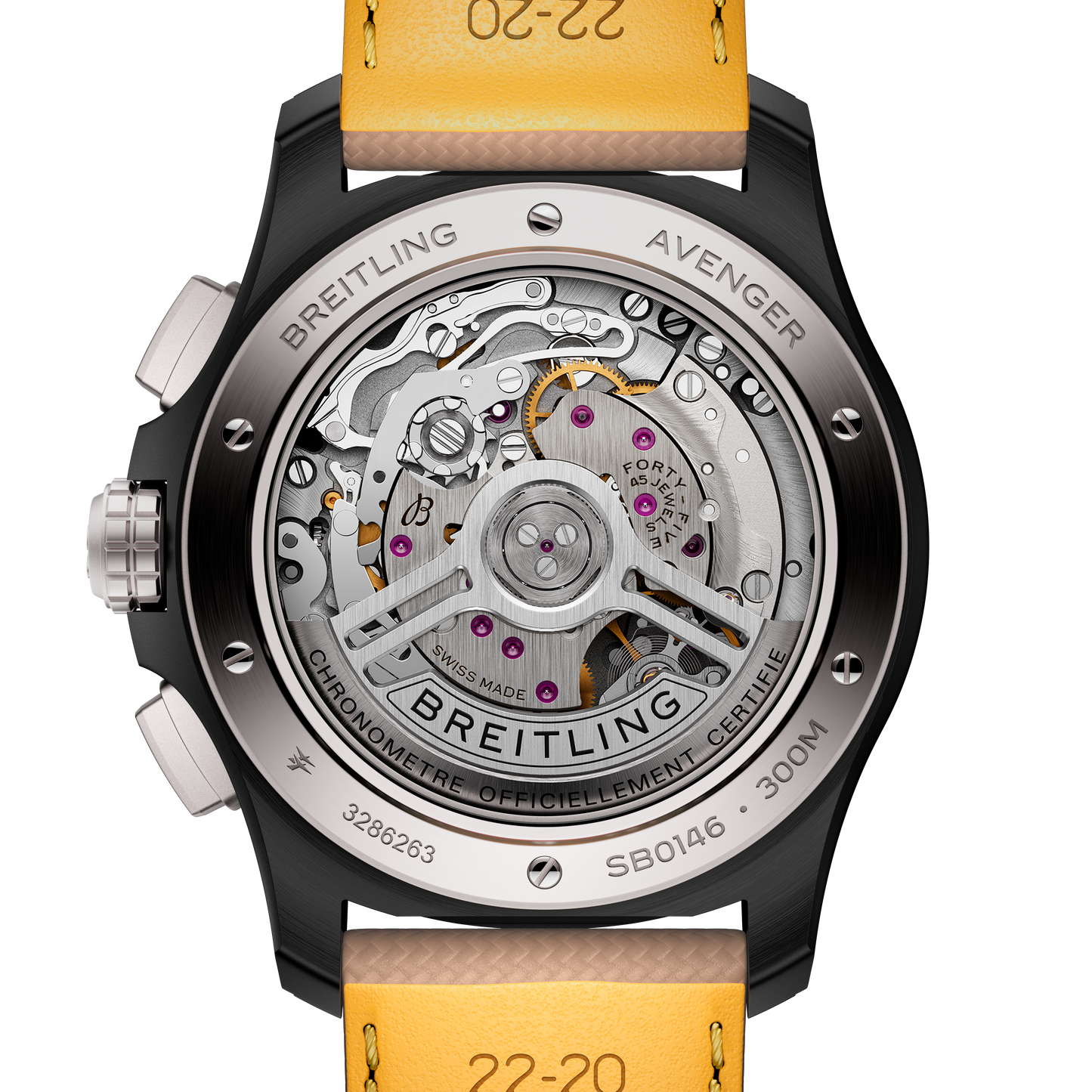 Breitling's Avenger B01 Chronograph 42 Night Mission with Black Dial