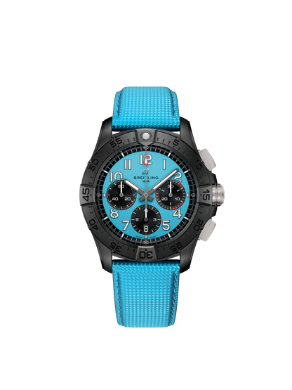 Breitling's Avenger B01 Chronograph 42 Night Mission with Blue Dial