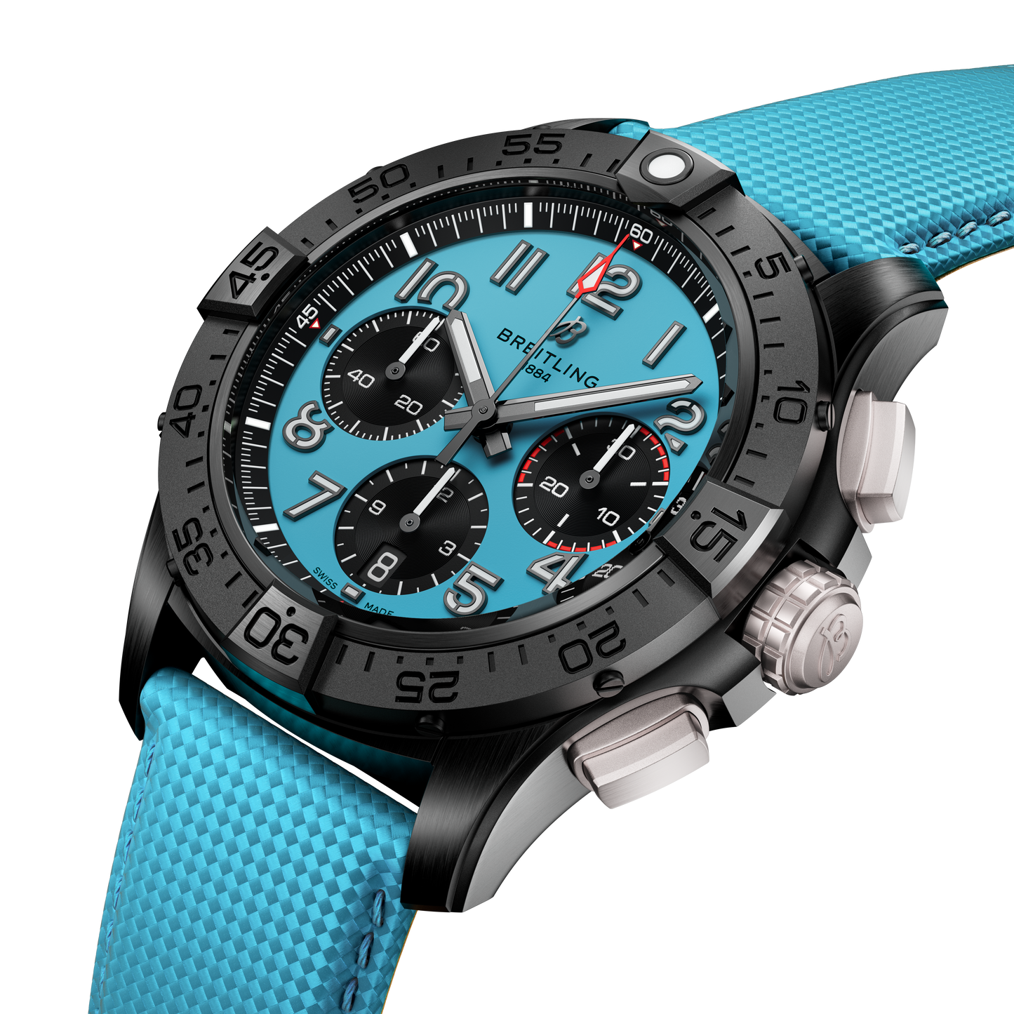 Breitling's Avenger B01 Chronograph 42 Night Mission with Blue Dial