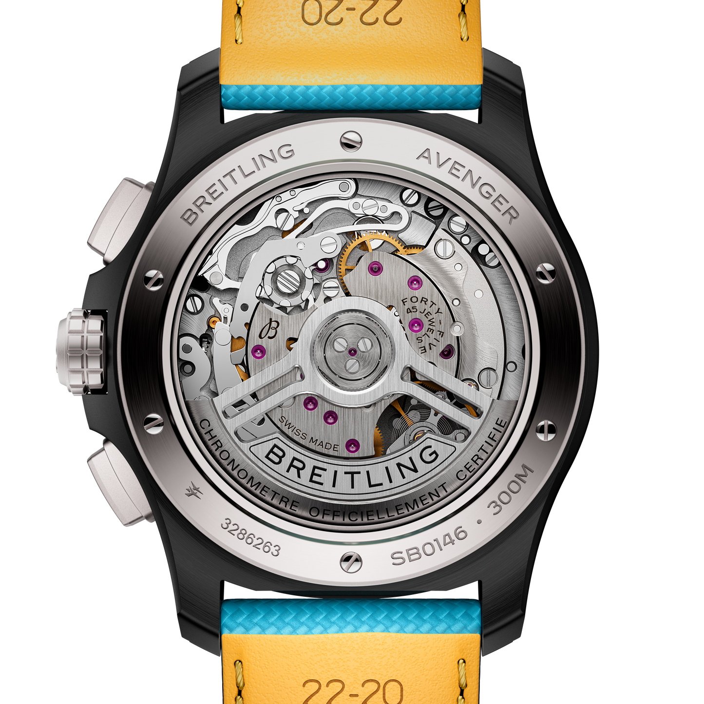 Breitling's Avenger B01 Chronograph 42 Night Mission with Blue Dial