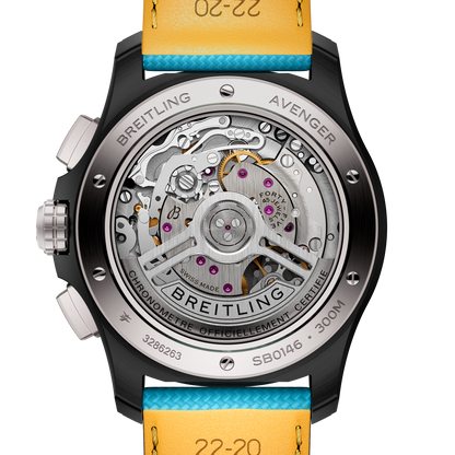 Breitling's Avenger B01 Chronograph 42 Night Mission with Blue Dial