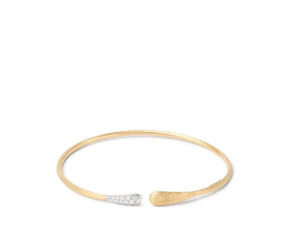 Marco Bicego's 18K Two-tone Lucia Diamond Bangle