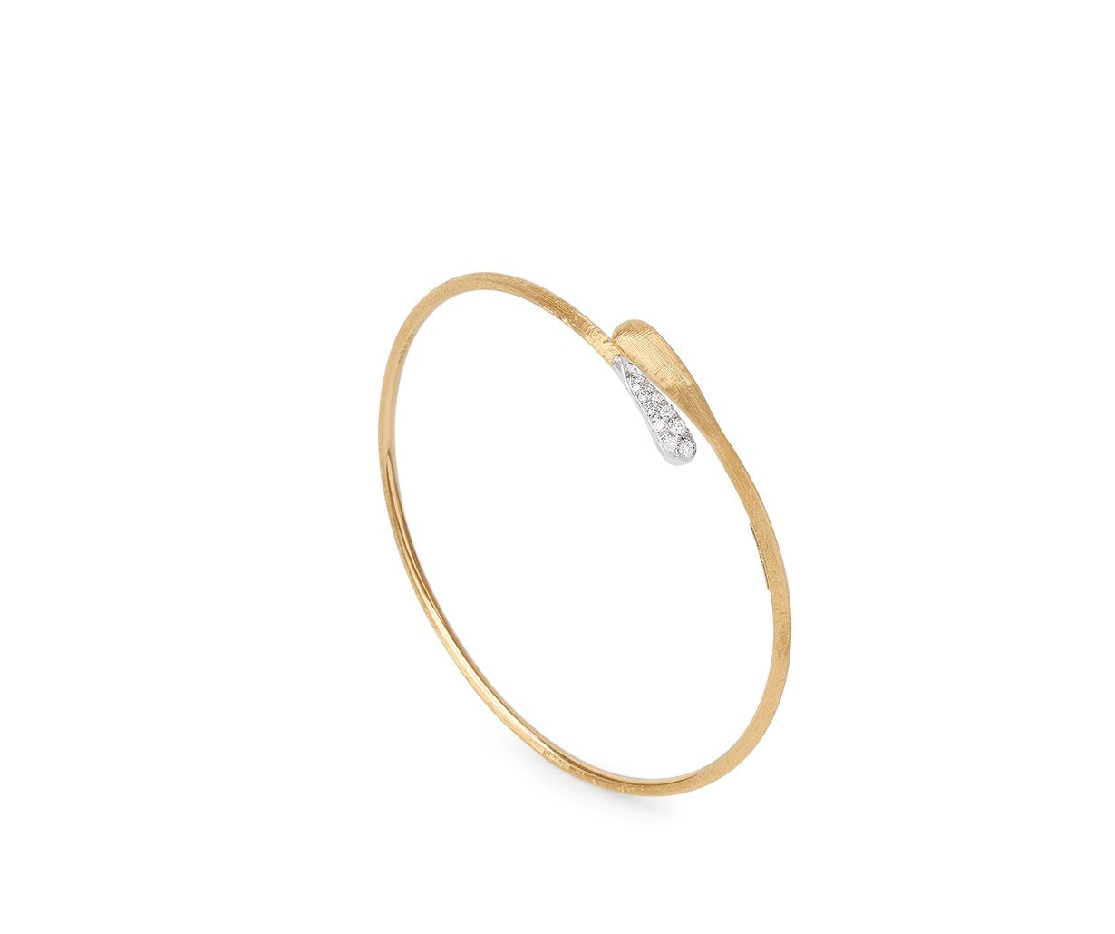 Marco Bicego's 18K Two-tone Lucia Diamond Bangle