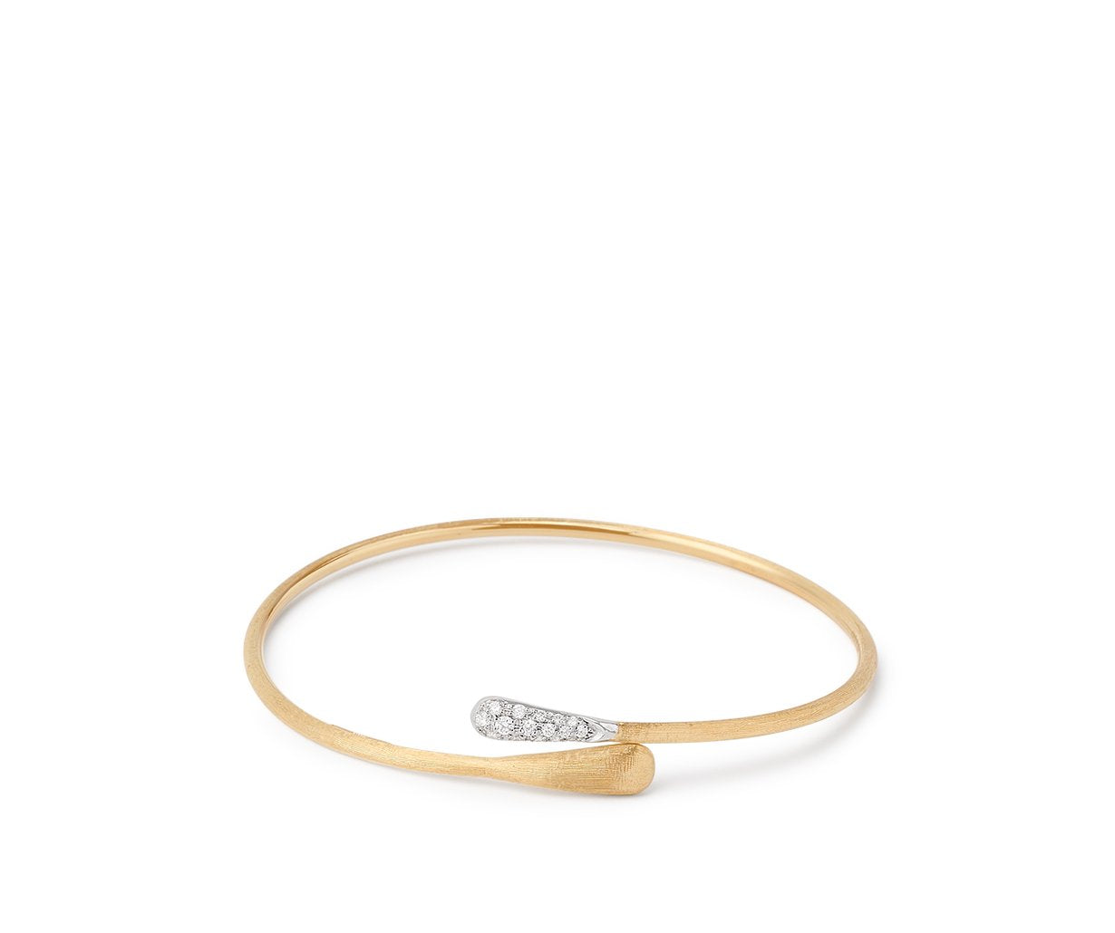 Marco Bicego's 18K Two-tone Lucia Diamond Bangle