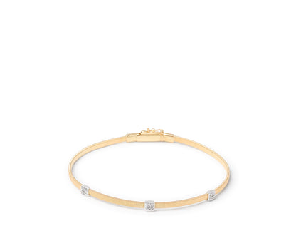 Marco Bicego's 18K Two-tone Masai Diamond Bangle