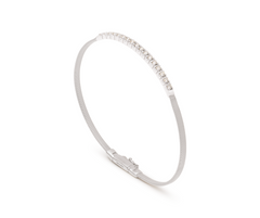 Marco Bicego's 18K White Gold Masai Diamond Bangle