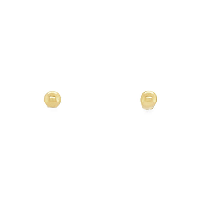Jai's 14K Yellow Gold 3MM Sphere Studs