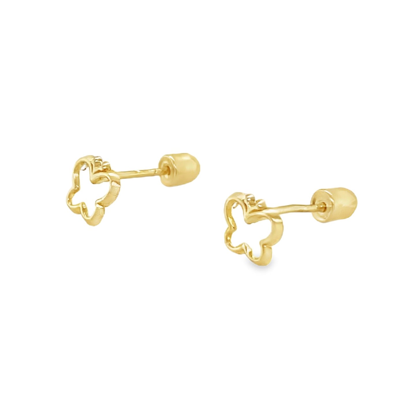 Jai's 14K Yellow Gold Baby Butterfly Studs