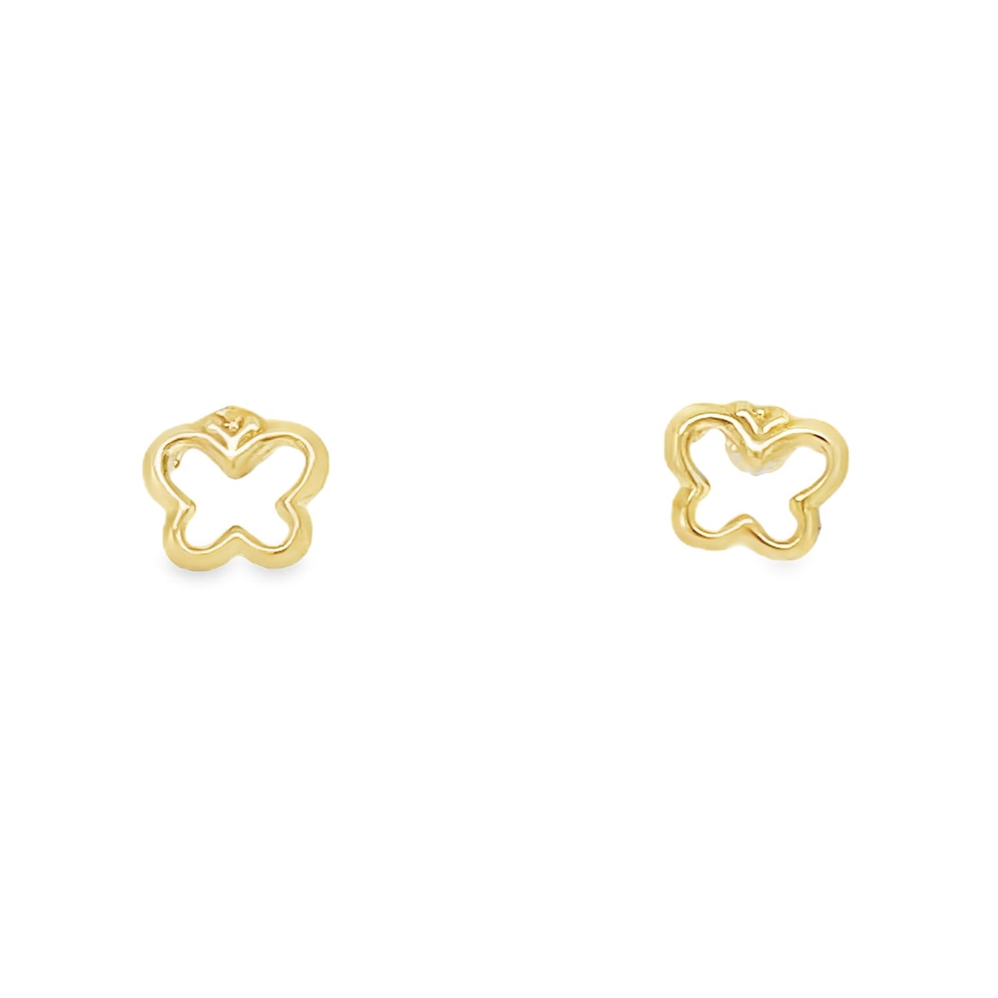 Jai's 14K Yellow Gold Baby Butterfly Studs