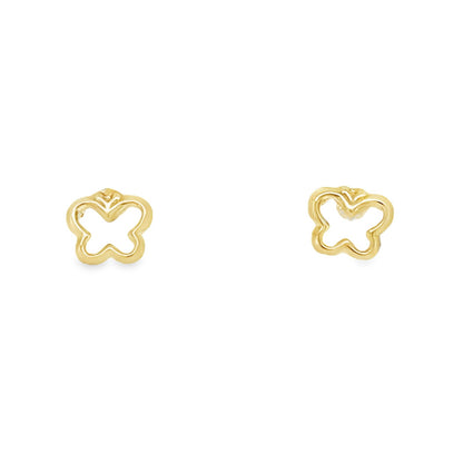Jai's 14K Yellow Gold Baby Butterfly Studs