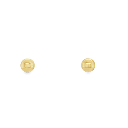 Jai's 14K Yellow Gold 4MM Sphere Studs