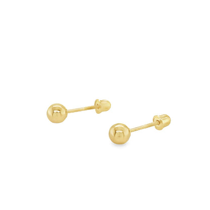 Jai's 14K Yellow Gold 4MM Sphere Studs