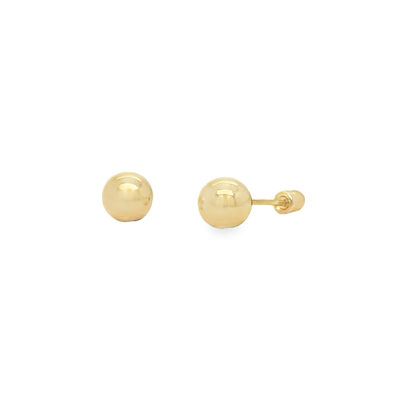 Jai's 14K Yellow Gold 6MM Sphere Studs