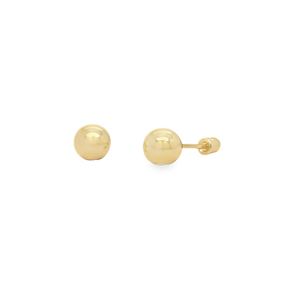 Jai's 14K Yellow Gold 6MM Sphere Studs