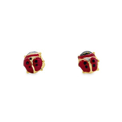 Jai's 14K Yellow Gold Baby Lady Bug Studs