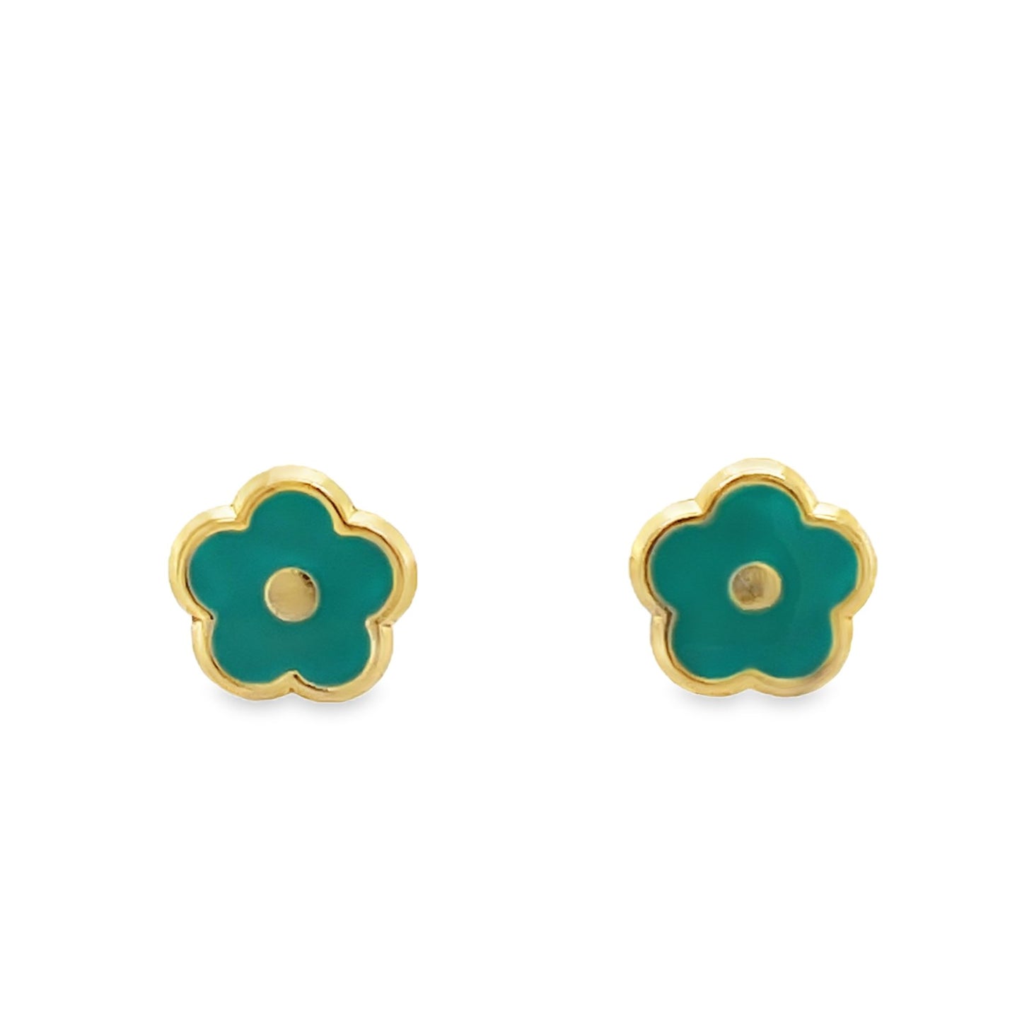 Jai's 14K Yellow Gold Vibrant Baby Flower Studs