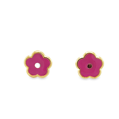 Jai's 14K Yellow Gold Vibrant Baby Flower Studs