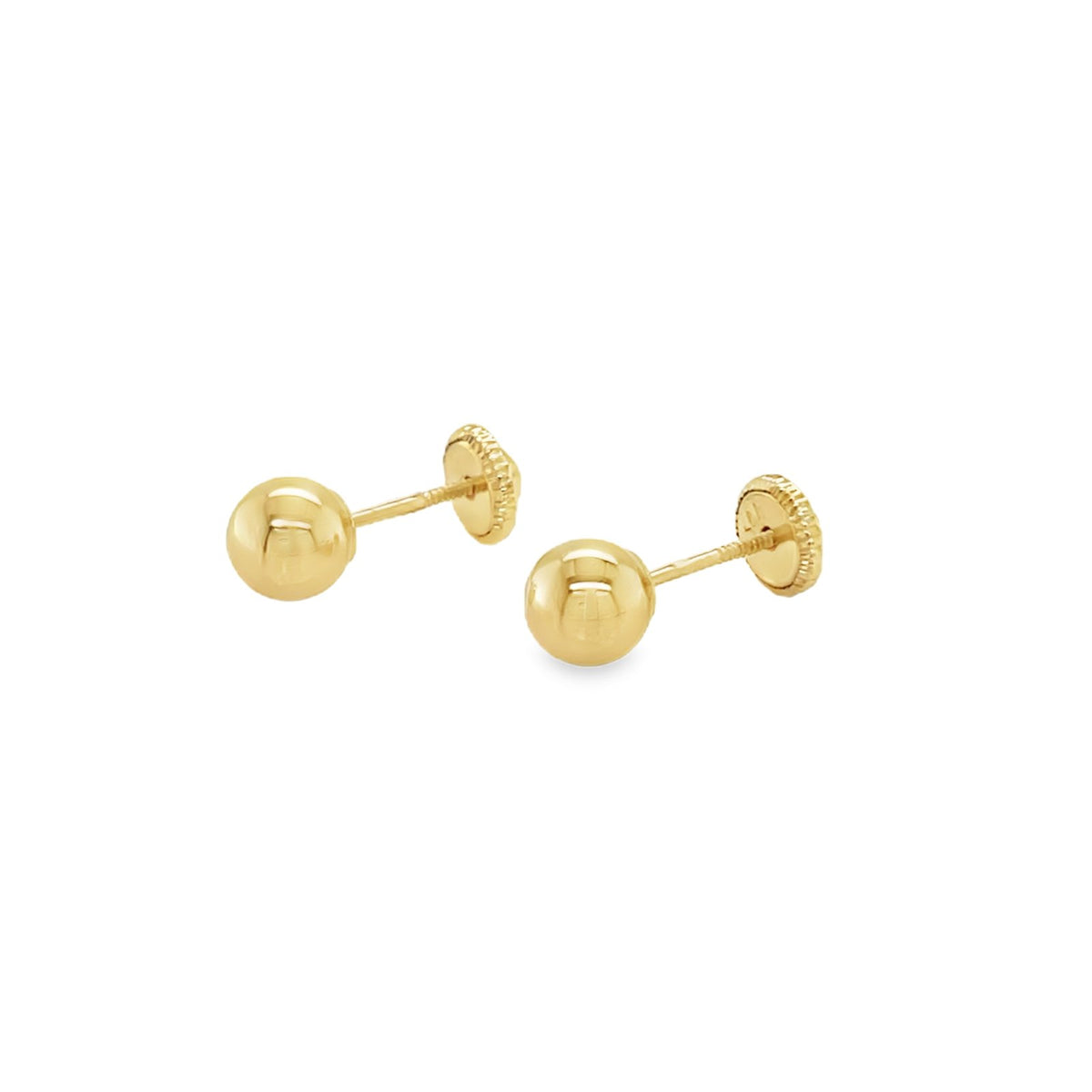 Jai's 14K Yellow Gold 5MM Baby Sphere Studs