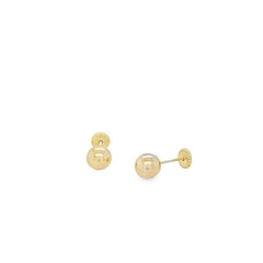 Jai's 14K Yellow Gold Baby Sphere Studs
