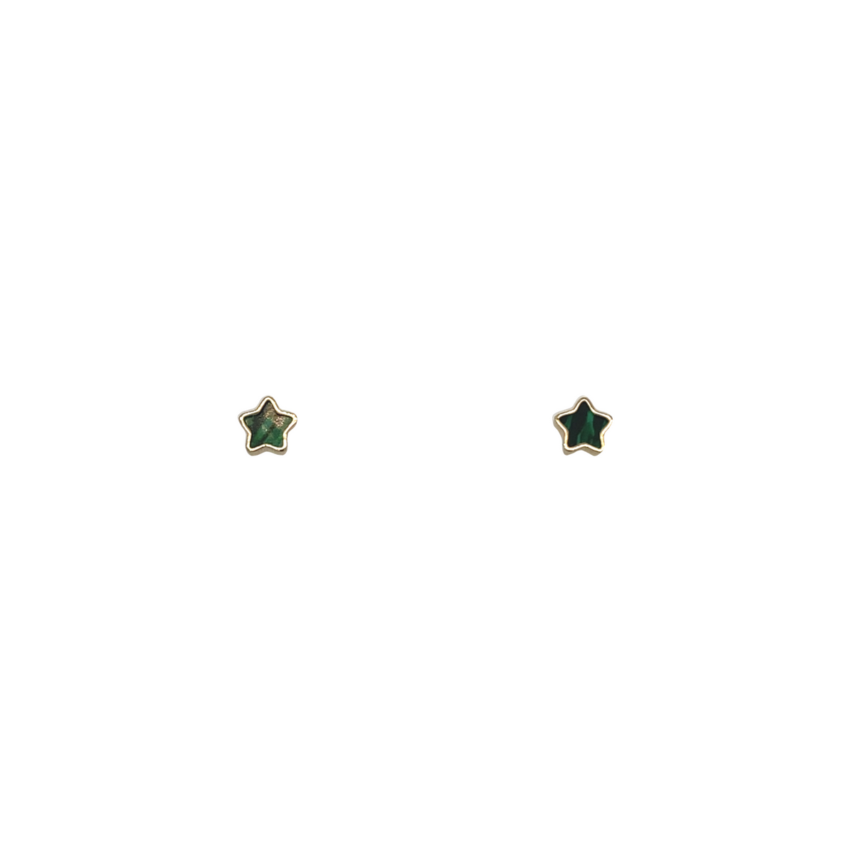Jai's 14K Yellow Gold Baby Star Studs