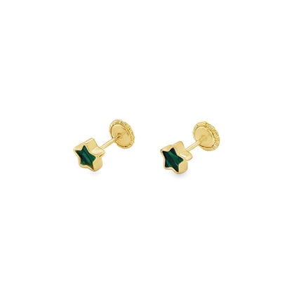 Jai's 14K Yellow Gold Baby Star Studs