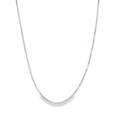 Jai's Sterling Silver Fine Box Chain - 18"